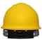 Deltaplus Hard Hat, HDPE, 4-point Point Ratchet, Type 1, Class E, Yellow 19782 - alternate 3